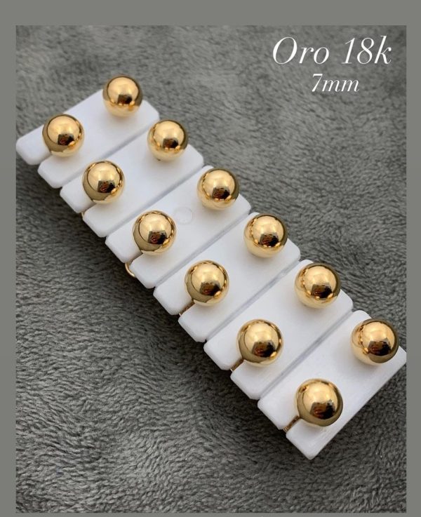 Topos Bola N° 7 | Oro18K