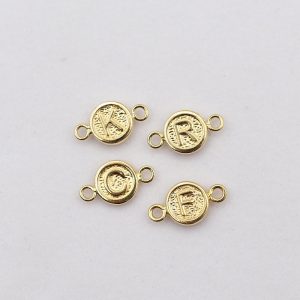 Herraje de letra oro 18k