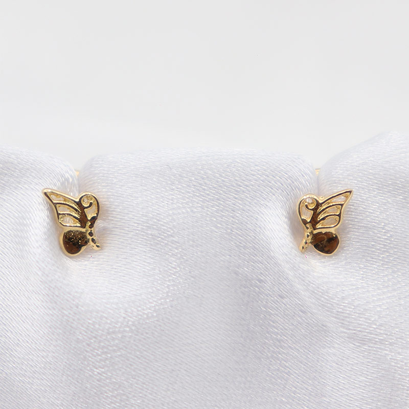 Topos mariposa oro 18k