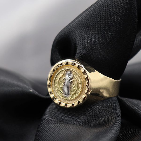 Anillo Centro San Benito | Oro 18K