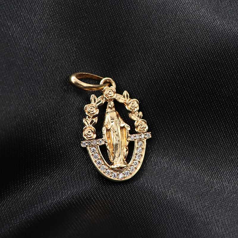 Dije Virgen Rosita Mistica | Oro 18K