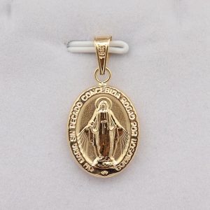 Dije Virgen Milagrosa | Oro 18k