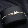 Pulsera Baby Tejido Chinesco | Oro 18k