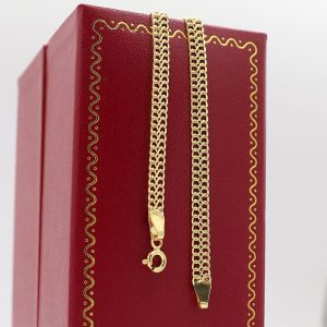 CADENA TEJIDO SEDUSA MINI / ORO 18K