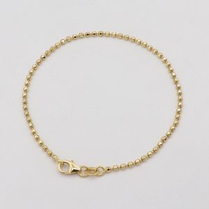 PULSERA TEJIDO MILITAR / ORO DE 18K