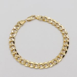 PULSERA TEJIDO CUBANO / ORO 18K