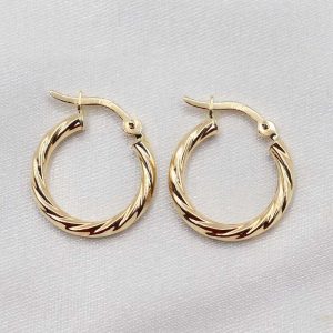 Candonga Oro 18k trenzada