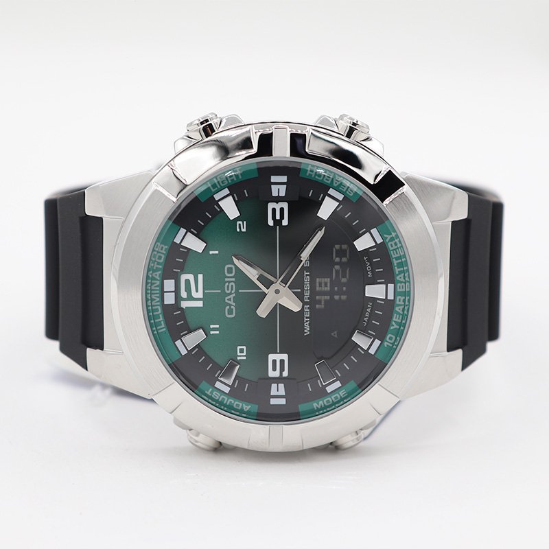 Reloj Casio Hombre Deportivo Verde | Análogo-Digital - Image 2