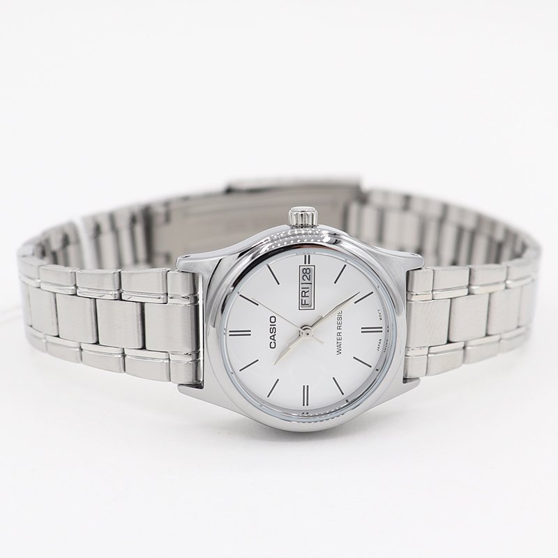 Reloj Casio Mujer | Día y Fecha | Acero Inoxidable