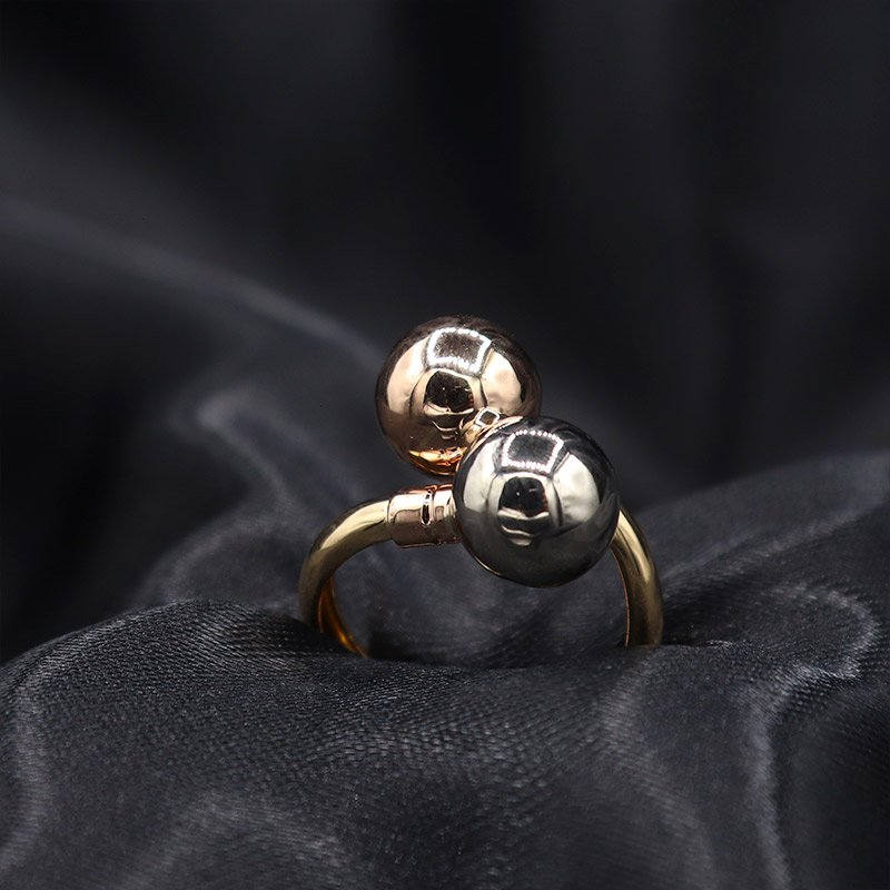 Anillo Tu y Yo Tres Oros | Oro 18k | T: 6 - Image 4