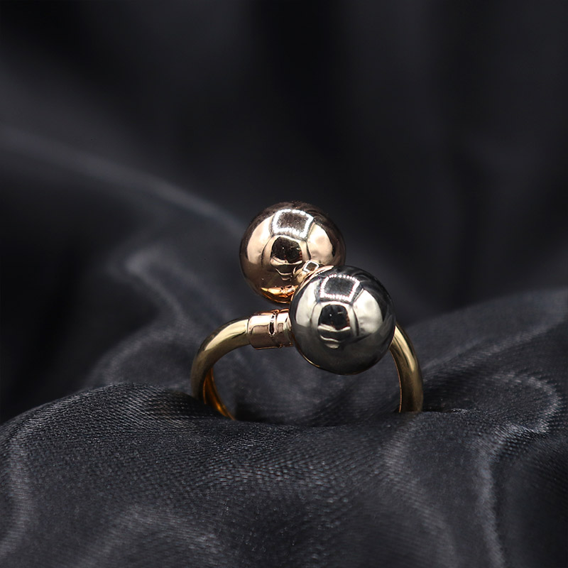Anillo Tu y Yo Tres Oros | Oro 18k
