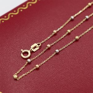 Cadena Estelar Lisa Tres Oros | 18k