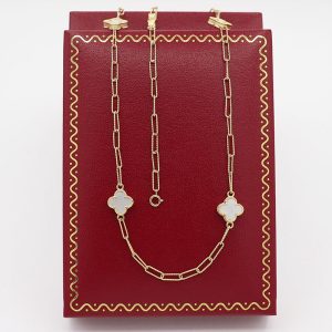 Cadena Van Cleef Nacar | Oro 18k