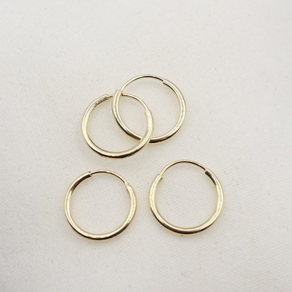 Candongas Lisas | Oro 18k - Image 2