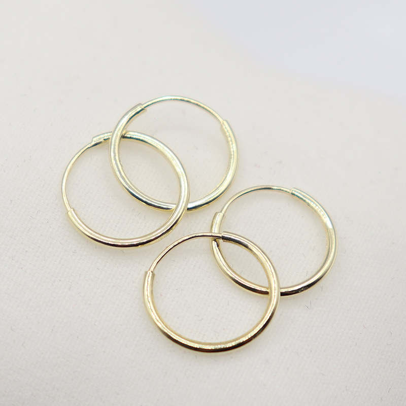 Candongas Lisas | Oro 18k