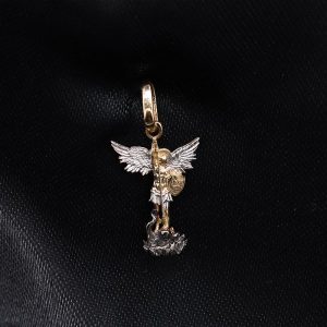 Dije San Miguel Arcángel | Oro 18 k