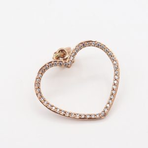 Dije Croquis Corazon | Oro Rosa 18k