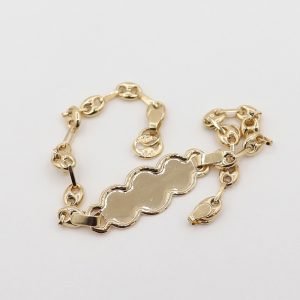 Esclava Gucci Placa Nube | Oro 18k