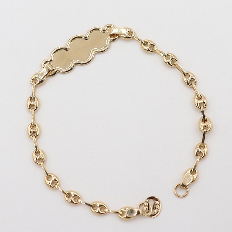 Esclava Gucci Placa Nube | Oro 18k