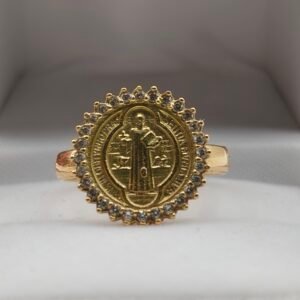Anillo San Benito Oro 18k | Nacional | Talla 7 – 2.3 g
