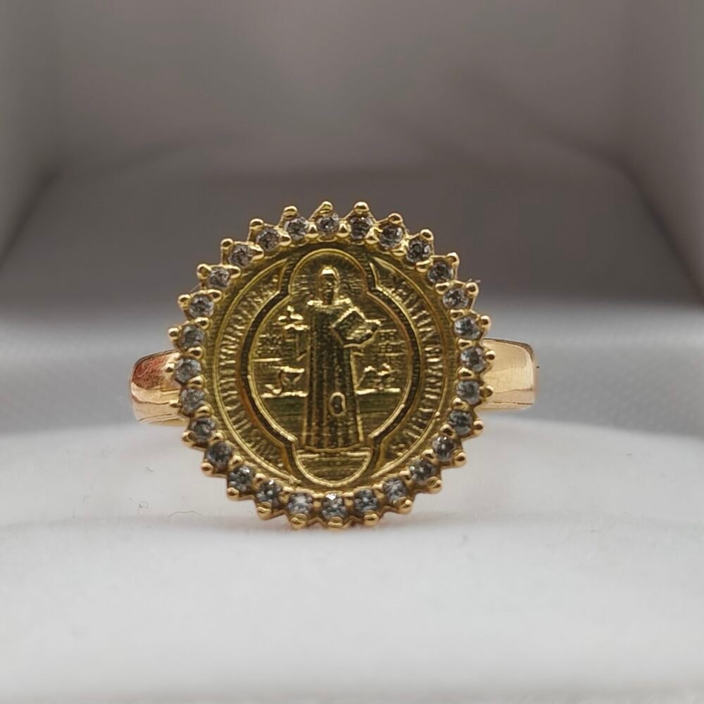 Anillo San Benito Oro 18k | Nacional | Talla 7 – 2.3 g