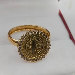 Anillo San Benito Oro 18k | Nacional | Talla 7 – 2.3 g