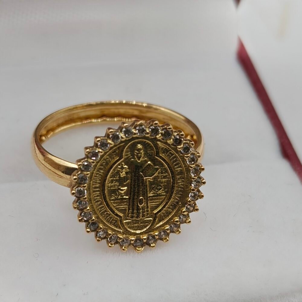 Anillo San Benito Oro 18k | Nacional | Talla 7 – 2.3 g