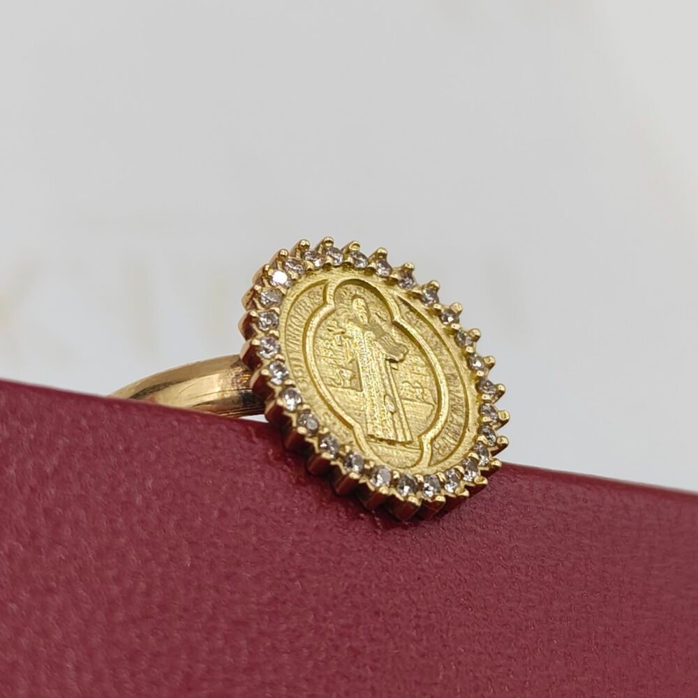 Anillo San Benito Oro 18k | Nacional | Talla 7 – 2.3 g