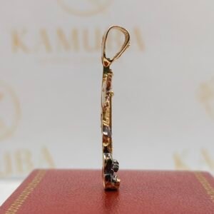 Dije San Miguel Arcángel Oro 18k | Nacional | Largo 4 cm – 4.6 g