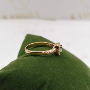 Anillo Aura | Oro 18k Nacional | Talla 8 – 3.53 gr