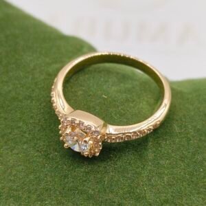 Anillo Aura | Oro 18k Nacional | Talla 8 – 3.53 gr