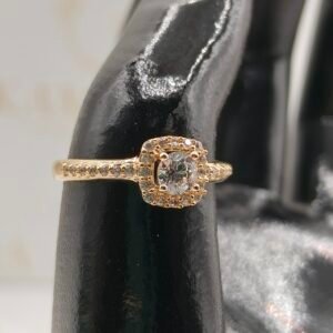 Anillo Aura | Oro 18k Nacional | Talla 8 – 3.53 gr