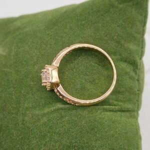 Anillo Aura | Oro 18k Nacional | Talla 8 – 3.53 gr