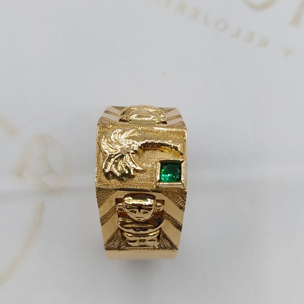 Anillo Palmera | Oro 18k | Talla 11 – 4.6 g