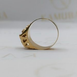 Anillo Palmera | Oro 18k | Talla 11 – 4.6 g