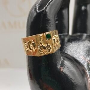 Anillo Palmera | Oro 18k | Talla 11 – 4.6 g