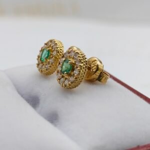 Topos Boreal | Oro 18k | 2 Esmeraldas - 22 Diamantes GH