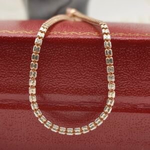 Pulsera Especial ICE CHAIN | Oro Italiano 18k | 19 cm – 3.0 gr