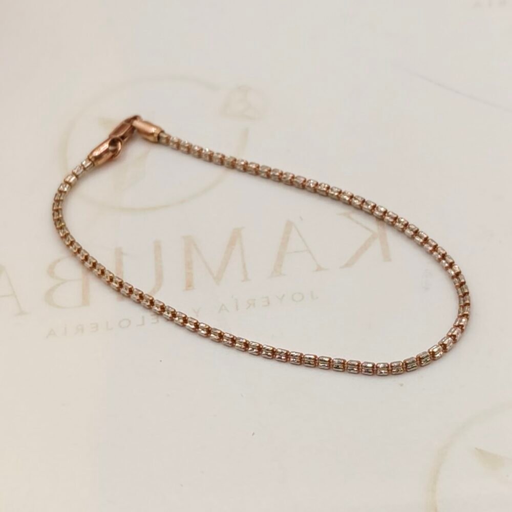 Pulsera Especial ICE CHAIN | Oro Italiano 18k | 19 cm – 3.0 gr