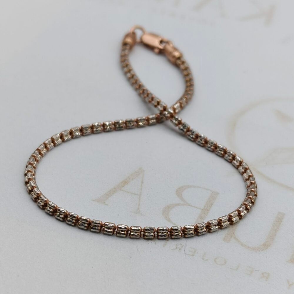 Pulsera Especial ICE CHAIN | Oro Italiano 18k | 19 cm – 3.0 gr