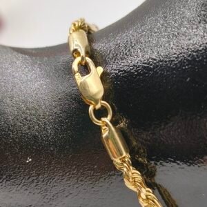 Pulsera Italiana Especial Lazo Espaciado | Oro 18k | 19 cm – 3.0 g