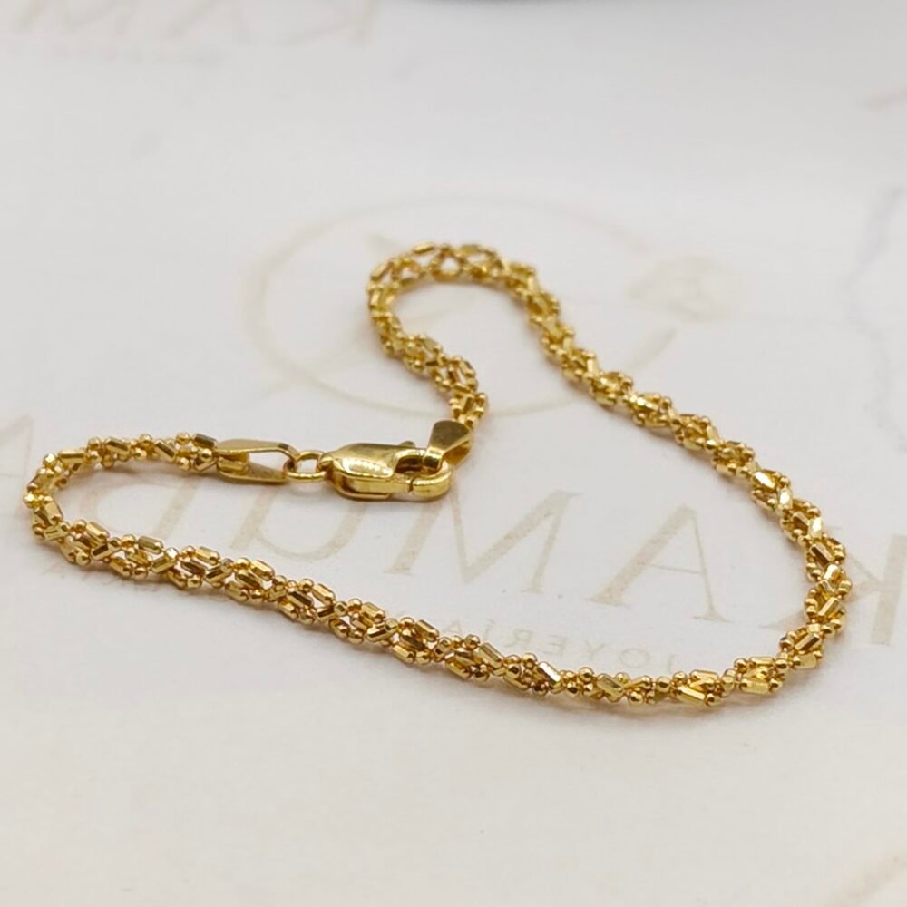 Pulsera Estelar Italiana Especial | Oro 18k | 19 cm – 3.2 g