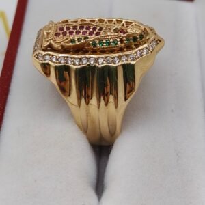 Anillo Virgen de Guadalupe Oro 18k | Nacional | Talla 10-10.5-11